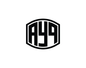 AYQ logo design vector template
