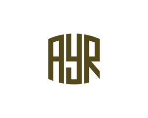 AYR Logo design vector template