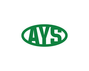 AYS logo design vector template