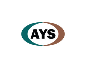 AYS logo design vector template
