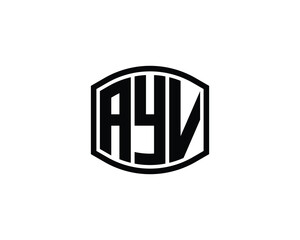 AYV logo design vector template