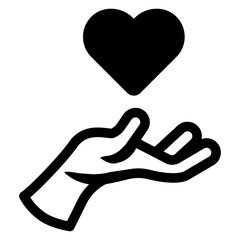 giving love icon