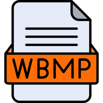 WBMP File Format Vector Icon Design