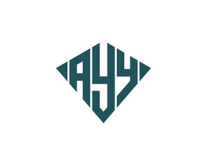 AYY Logo design vector template