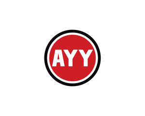 AYY Logo design vector template