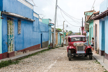 street scene from Trinidad Cuba