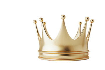gold crown for king  PNG Transparent white background