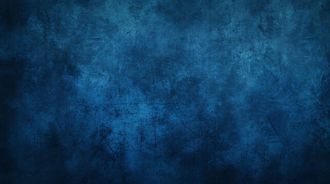Dark blue painted wall texture for backdrop