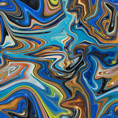 abstract colormix design seamless pattern