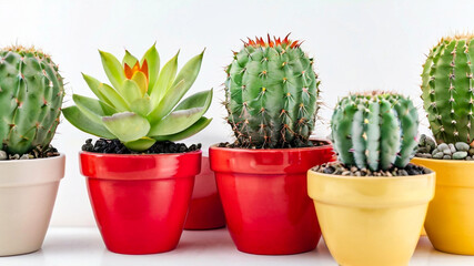 cactus isolated on a white background 