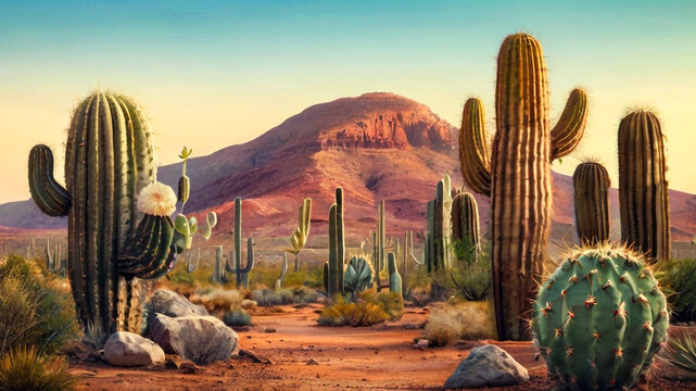 cactus landscape photo
