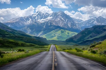 Naklejka premium Forge Unforgettable Memories: Road Trippers Unearthing Hidden Gems Across Diverse Terrains