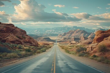 Road Trippers' Unforgettable Journey: Forging Memories Across Diverse Terrains and Hidden Gems - obrazy, fototapety, plakaty