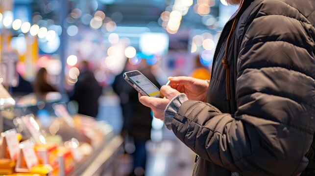 Seamless Shopping at Trade Fair with Smartphone Digital Wallet