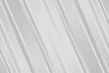 Halftone vector background. Monochrome halftone pattern. Abstract geometric dots background. Pop Art comic gradient black white texture. Design for presentation banner, poster, flyer, business card.	