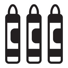 crayon glyph icon
