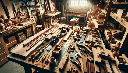 Master Woodworker’s Haven of Craft and Creation