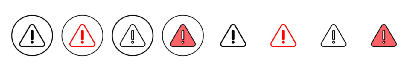 Exclamation danger sign illustration. attention sign and symbol. Hazard warning attention sign