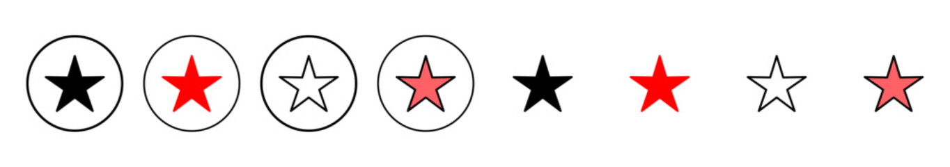Star Icon vector illustration. rating sign and symbol. favourite star icon