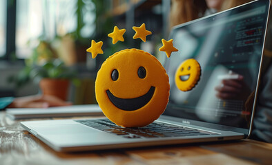 星マーク｜評価星マーク｜Nico-chan Mark | Evaluation | Generate AI