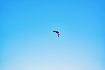 kite surfer on the beach