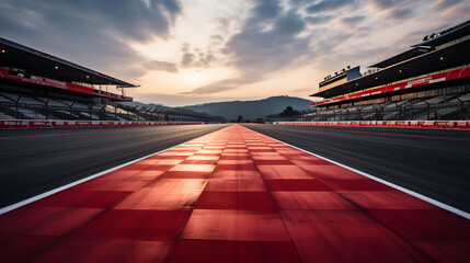 Racing tracks background - obrazy, fototapety, plakaty