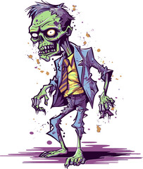 Apocalyptic Vectors Artistic Representations of Zombie Transmission