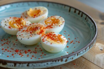 Hard Boiled Eggs with Paprika