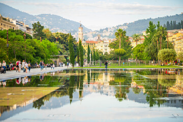 Obraz premium Iconic landmarks of Nice, France