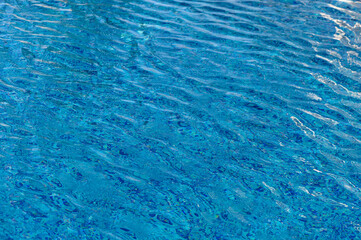 surface of blue swimming pool,background of water in swimming pool. 5