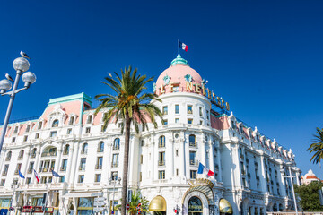 Fototapeta na wymiar Iconic landmarks of Nice, France