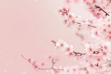 Obraz premium 桜の背景