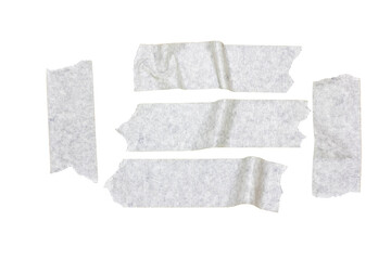 Masking tape isolated on white background, clipping path