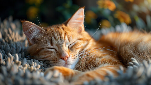 Sleeping Kitty Cat