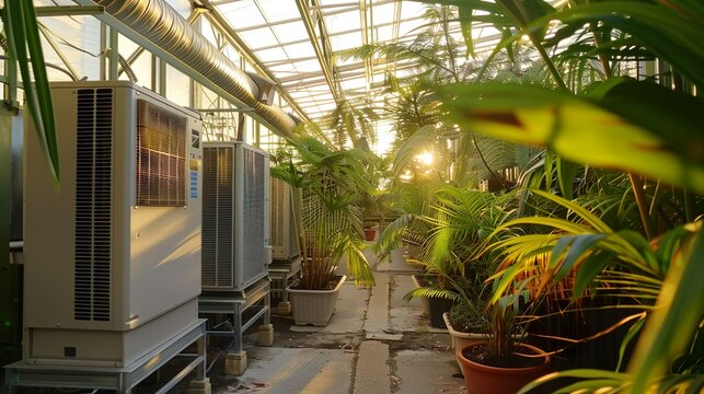 Innovative greenhouse design with automated climate control systems.