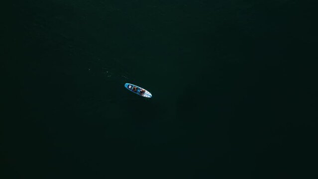 Aerial video of a tourist making a sap by Gav Spain Spain