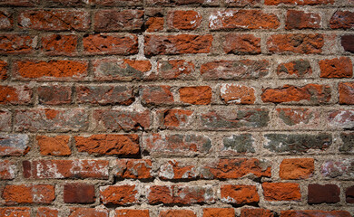 Background of old vintage brick wall