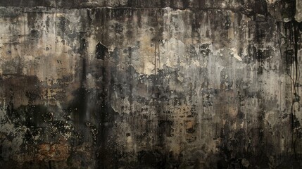 old background and abstract texture of the shabby wall with a mold - obrazy, fototapety, plakaty