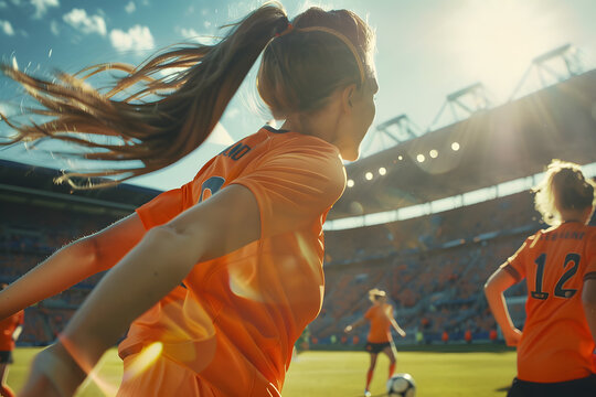 Fraunenfussball - Frauen spielen Profifussball