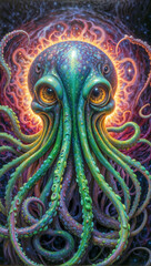 octopus staring at you 