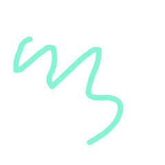 Colorful Abstract Squiggly Lines Vector 