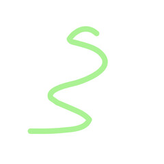 Naklejka premium Colorful Abstract Squiggly Lines Vector 