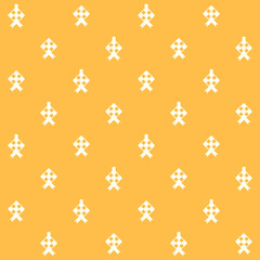 Minimalist Ketupat Vector Seamless Pattern