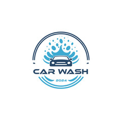 Car wash logo vector design