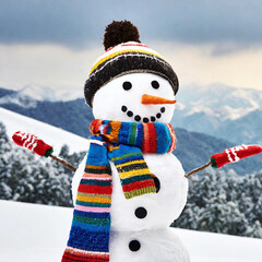 스마일 꼬마 눈사람