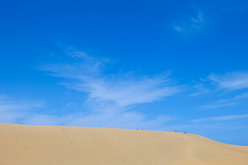 鳥取砂丘と青空
