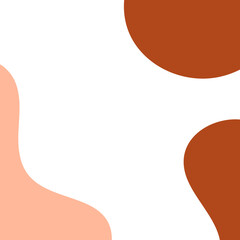 Neutral Abstract Shapes Decor Frame