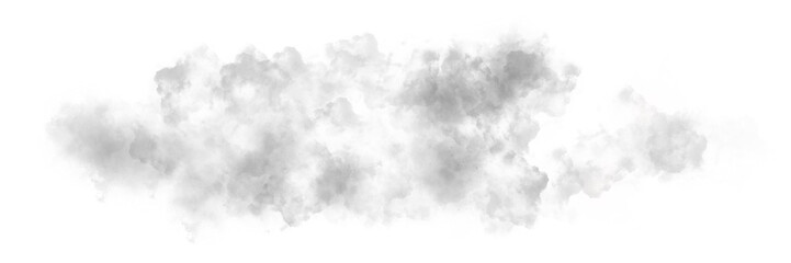 the transparent realistic white cloud element