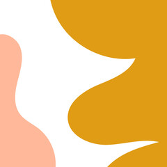 Neutral Abstract Shapes Decor Frame