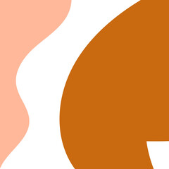 Neutral Abstract Shapes Decor Frame